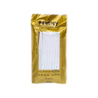 ELÁSTICO BENTLEY BLANCO POLIÉSTER N° 16 X 50 METROS