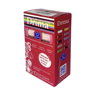 HILO DRIMA SURTIDO COLOR 90 METROS X 10 BOBINAS