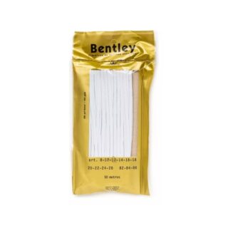 ELÁSTICO BENTLEY BLANCO POLIÉSTER N° 12 X 50 METROS