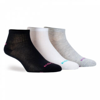 MEDIA CORTA DAMA CON SPANDEX PACK X3 ART 9415