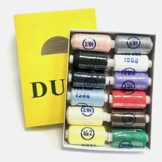 HILO DUCI 12 UNIDADES X 500 YARDAS POLIESTER (BLANCO, NEGRO, SURTIDO) - Surtido