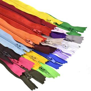 CIERRE COMUN 12 CM FIJO POLYESTER X UNIDAD