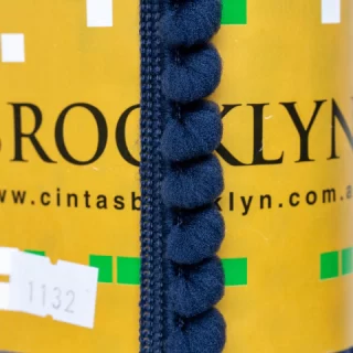 CINTA CON POMPONES ART 1132 X 10 METROS