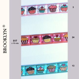 CINTA MAGDA CUPCAKE ART 517 X 10 MTS
