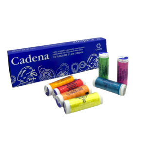 HILO CADENA DE 90 METROS COLOR X 10 BOBINAS