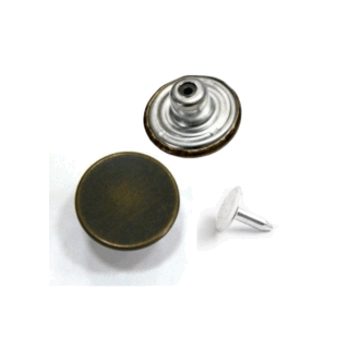 BOTONES METALICOS LISOS X 50 UNIDADES